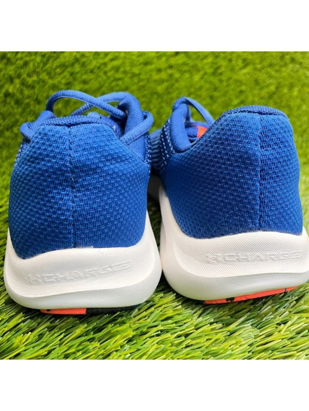 Under Armour Charged Pursuit 3 Boys Size 7Y Blue Athletic Running Shoes Sneakers